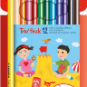 Цветные трехгранные карандаши Stabilo TRIO, 12 шт