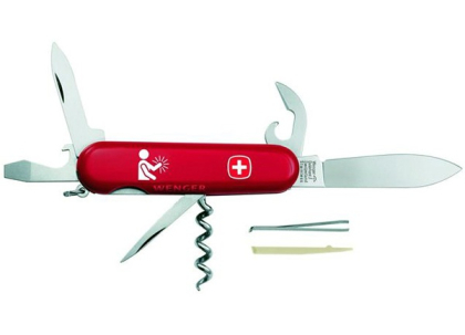 Швейцарский нож для левши Wenger «Турист»