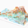 РОССИЯ 3D рельефная карта мини-формата с панорамным эффектом, Testplay